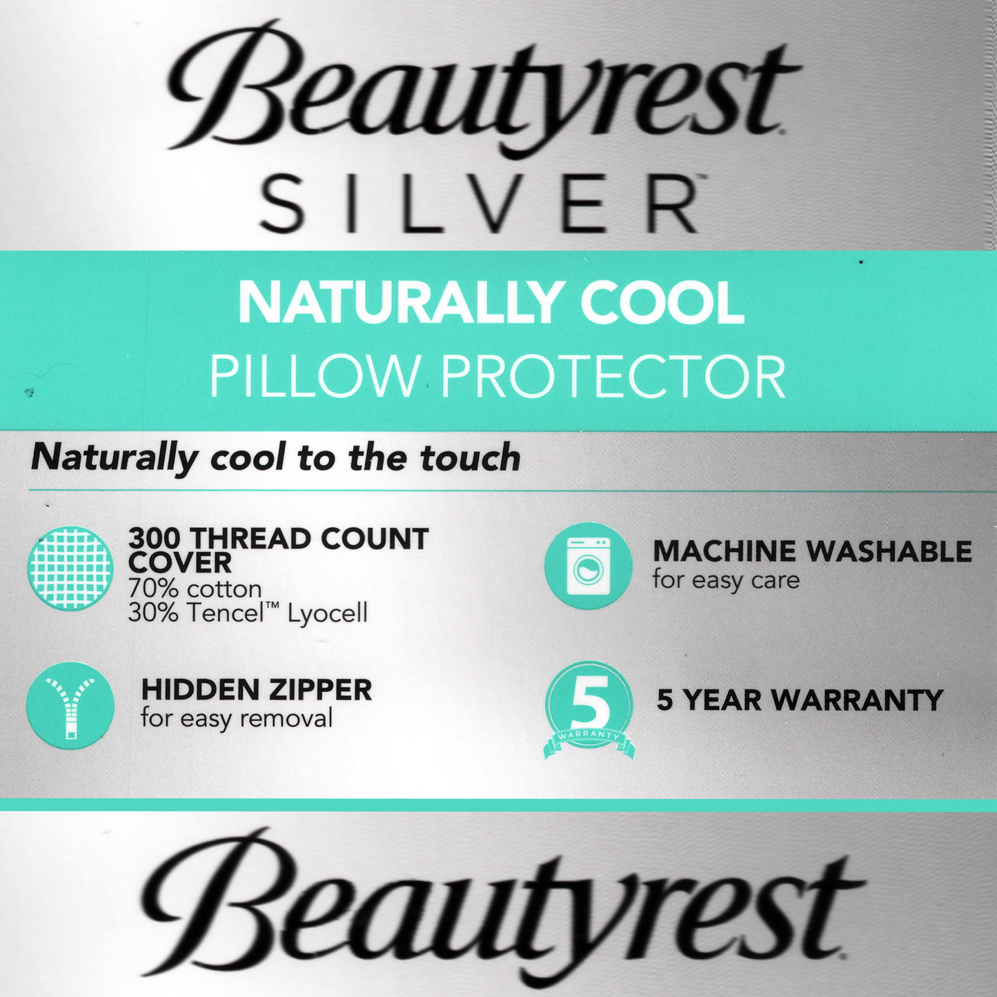 Beautyrest Naturally Cool Pillow Protector (1pk)