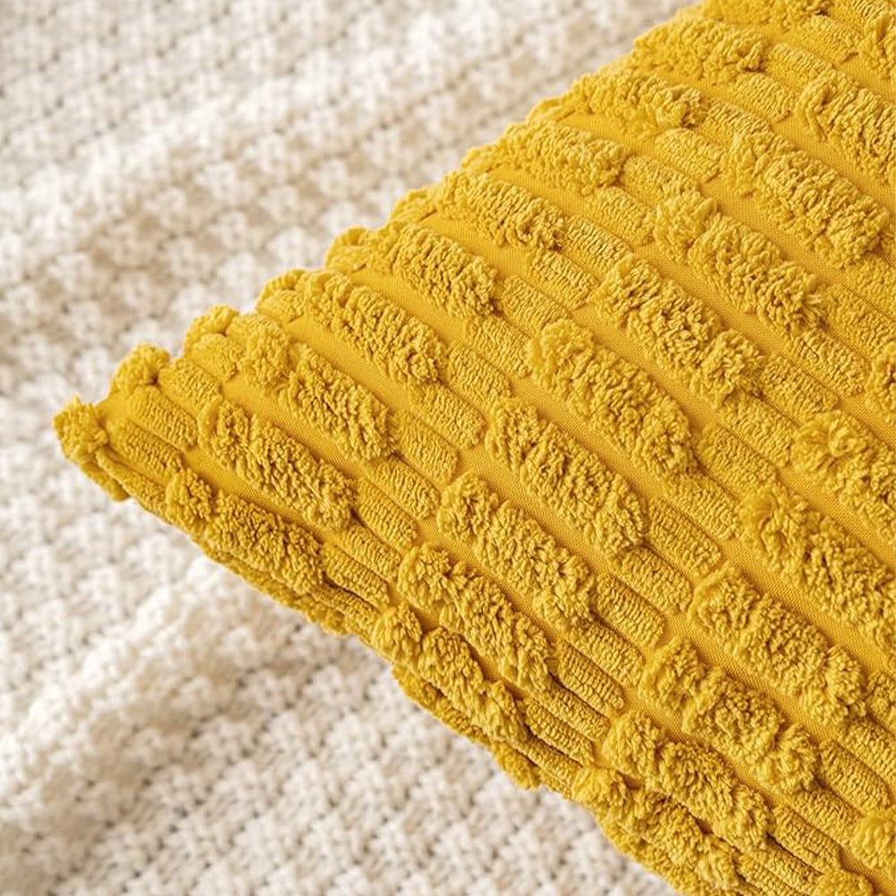 18"x18" tufted dot corduroy throw pillow 16 colors soft 3d dotted texture 450g insert included