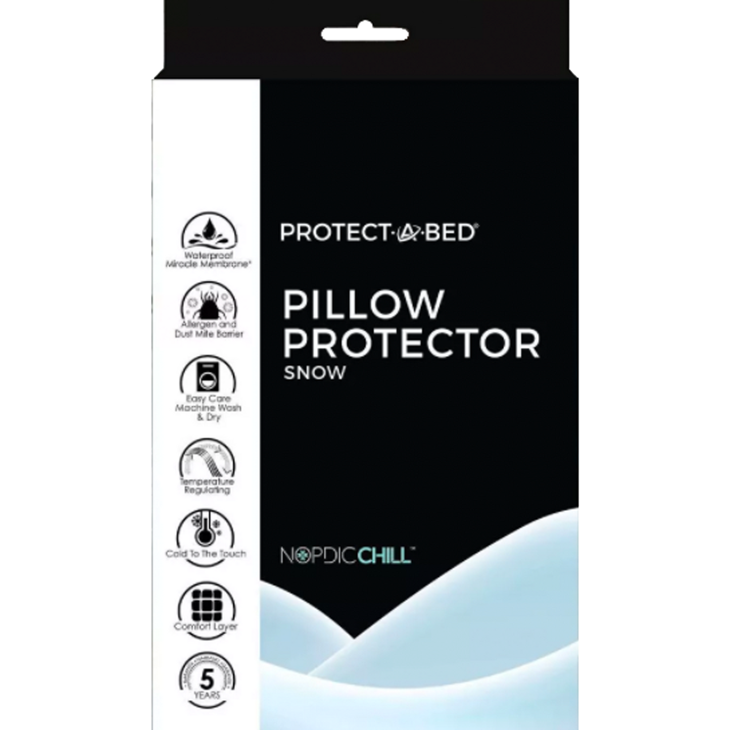 Snow Zippered Pillow Protector (1pk)
