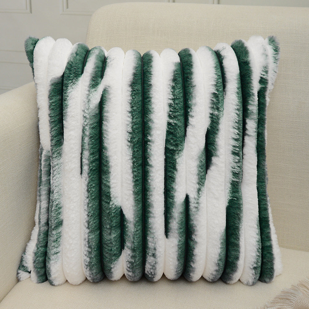 Set of 4 polyester blends well square throw pillow covers with inserts options (reversible sides) size 18"x18"
