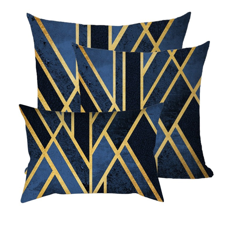 Mix of size 12x20, 18x18 and 20x20 inch Combo Set of 3 Throw Pillow Covers AND Inserts Geometric