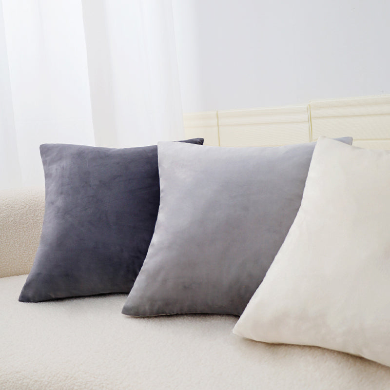 20"x20" luxury velvet throw pillow | 7 vibrant colors | 20"x20"x580g insert included