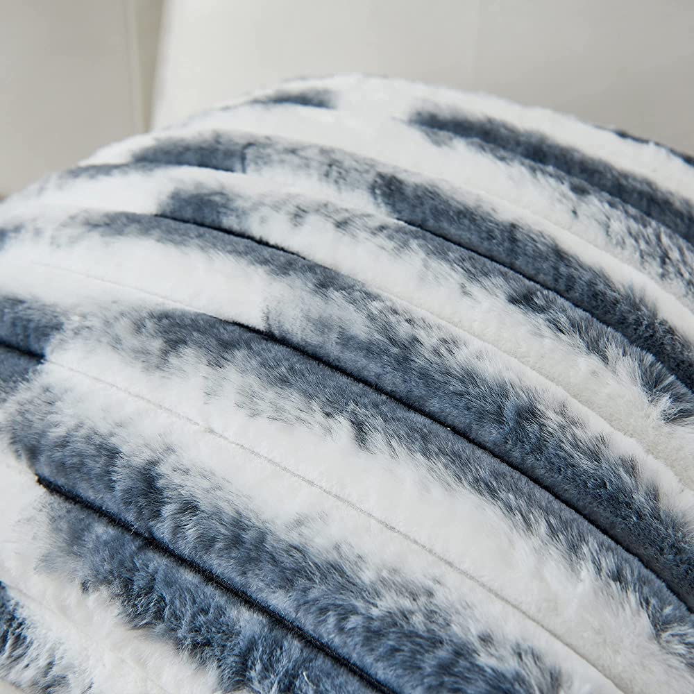 Set of 4 polyester blends well square throw pillow covers with inserts options (reversible sides) size 18"x18"