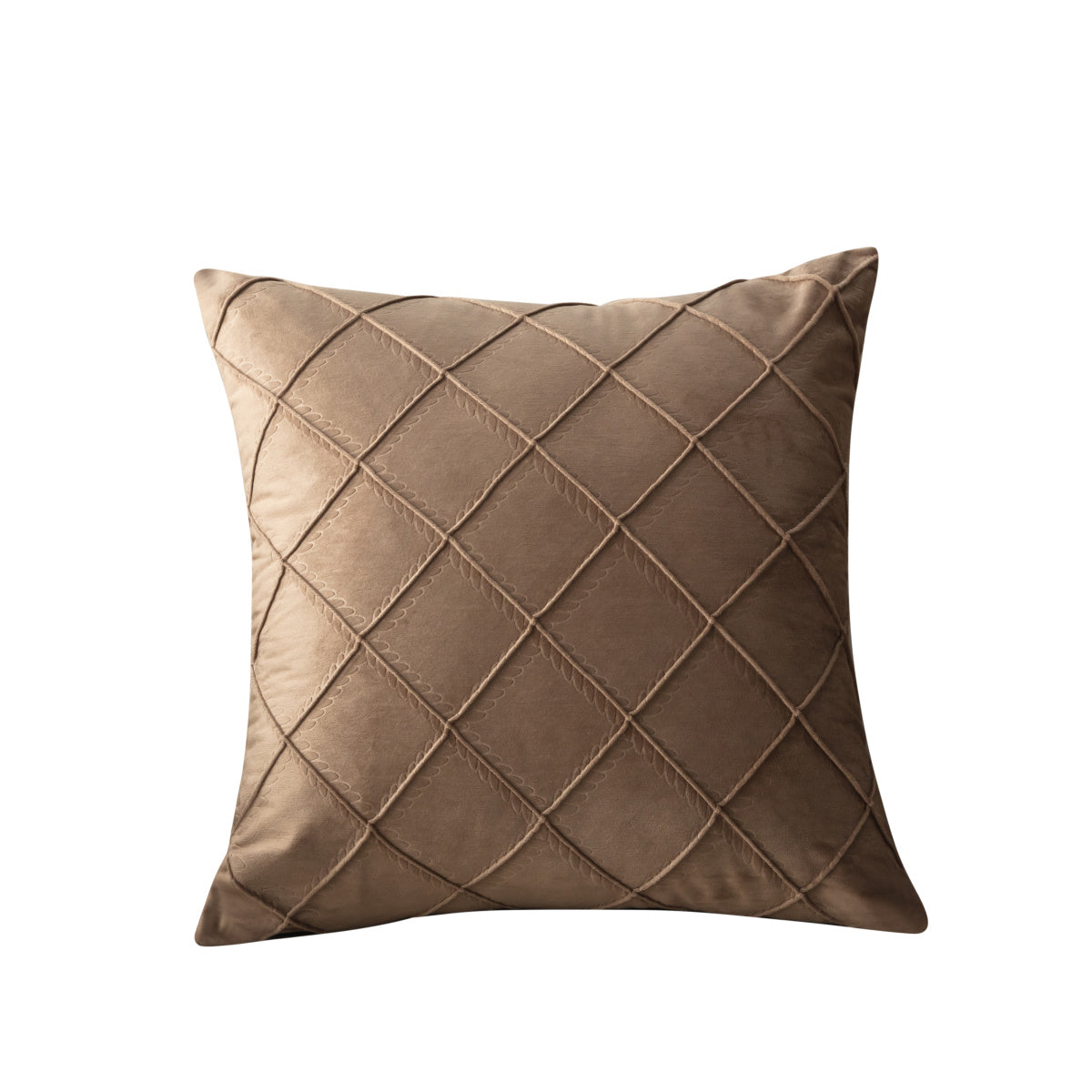 Velvet Decorative FULL Throw Pillow set (With insert) 18x18 inches, pack of 1 throw pillow