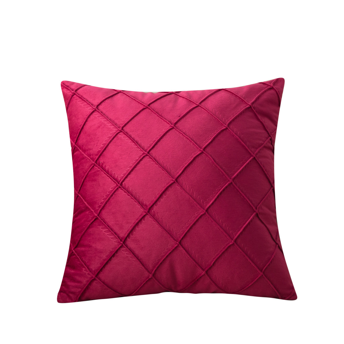 Velvet Decorative FULL Throw Pillow set (With insert) 18x18 inches, pack of 1 throw pillow