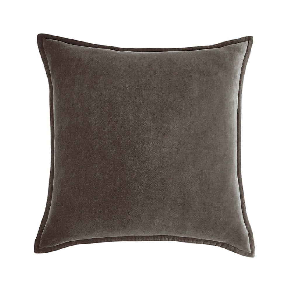 Square Cotton Velvet Pillow (With/Without Inserts) size 18"x18" set of 2 and 18 colors