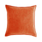 Square Cotton Velvet Pillow (With/Without Inserts) size 18"x18" set of 2 and 18 colors