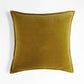 Square Cotton Velvet Pillow (With/Without Inserts) size 18"x18" set of 2 and 18 colors