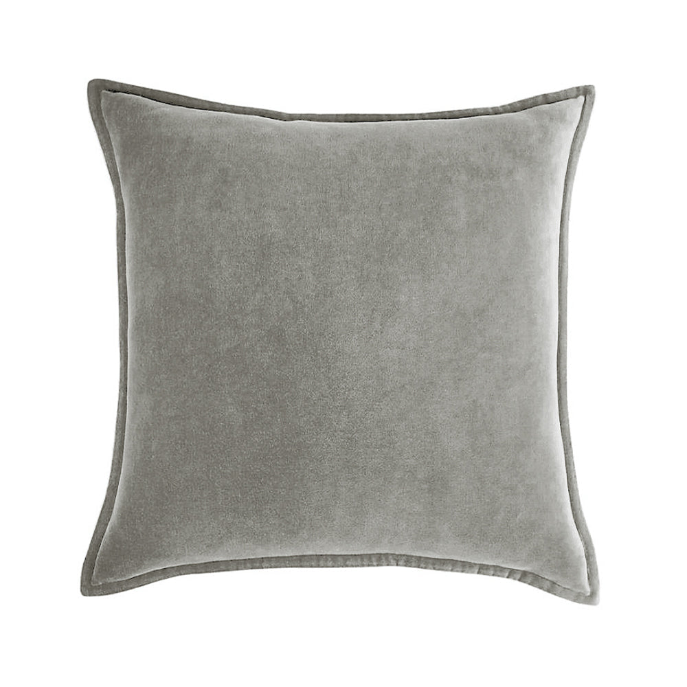 Square Cotton Velvet Pillow (With/Without Inserts) size 18"x18" set of 2 and 18 colors