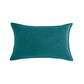 Rectangular 12x20" lumbar support Velvet Throw Pillow (With 330g insert) edged pack of one