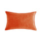 Rectangular Velvet Lumbar Throw Pillow (With/Without Inserts) 12x20 inches,