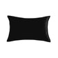 Luxe velvet lumbar pillow 19 colors classic flange edge elegant solid color accent insert included 12"x20"