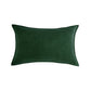 Rectangular Velvet Lumbar Throw Pillow (With/Without Inserts) 12x20 inches,