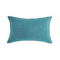 Rectangular 12x20" lumbar support Velvet Throw Pillow (With 330g insert) edged pack of one