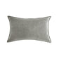 Luxe velvet lumbar pillow 19 colors classic flange edge elegant solid color accent insert included 12"x20"