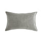 Rectangular 12x20" lumbar support Velvet Throw Pillow (With 330g insert) edged pack of one