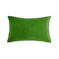 Rectangular 12x20" lumbar support Velvet Throw Pillow (With 330g insert) edged pack of one