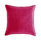 Square Cotton Velvet Pillow (With/Without Inserts) 20x20 inches, pack of 2 throw pillows