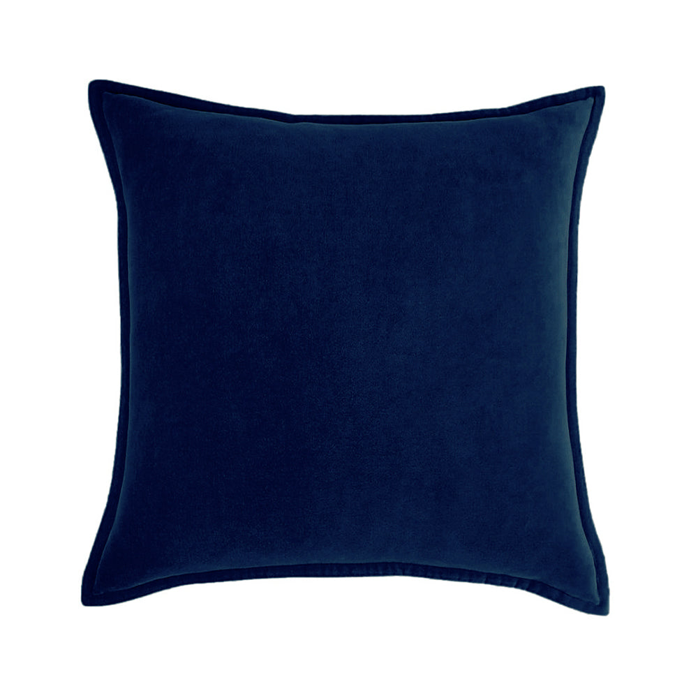 Square Cotton Velvet Pillow (With/Without Inserts) 20x20 inches, pack of 2 throw pillows
