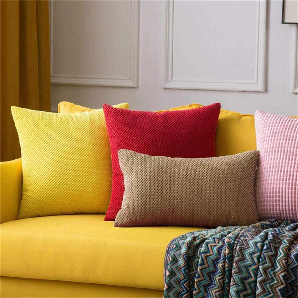 Solid Color FULL set Throw Pillow (With 450g Insert) size 18"x18" many colors