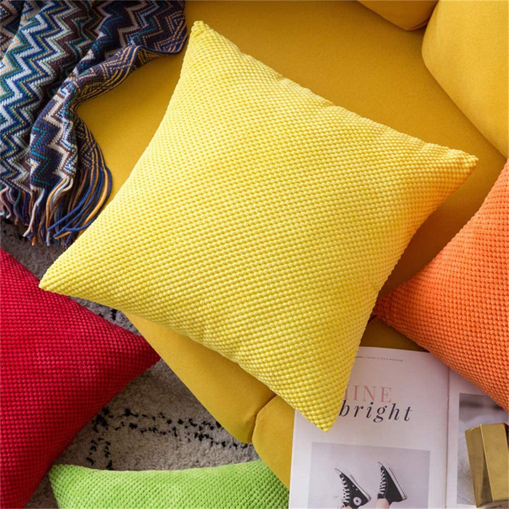 Solid Color FULL set Throw Pillow (With 450g Insert) size 18"x18" many colors