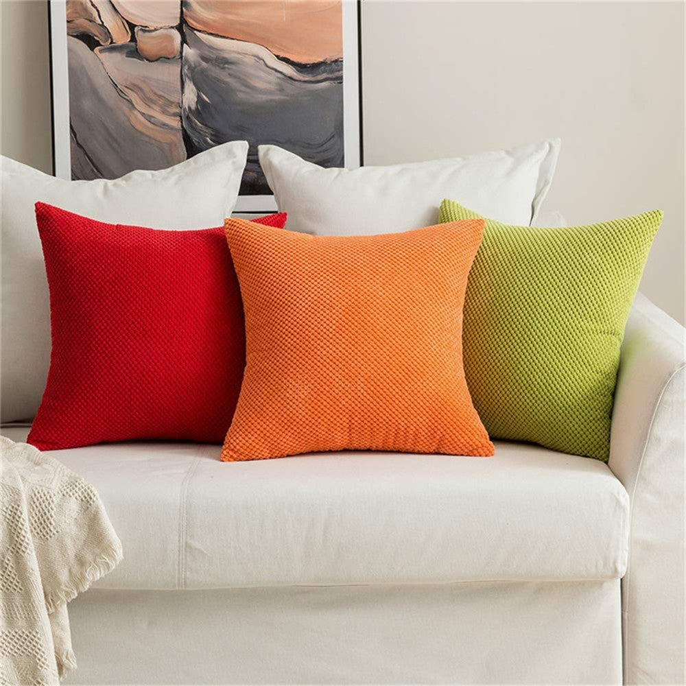 Solid Color FULL set Throw Pillow (With 450g Insert) size 18"x18" many colors