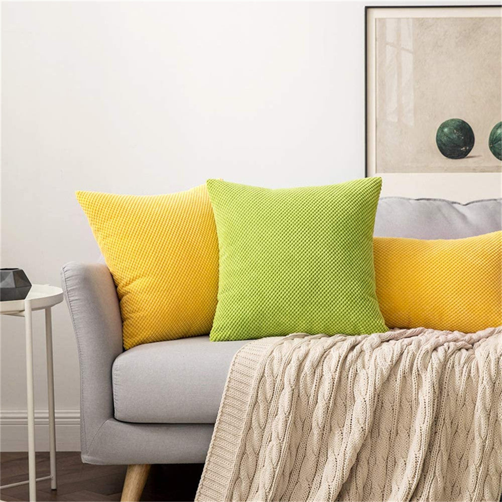 Solid Color FULL set Throw Pillow (With 450g Insert) size 18"x18" many colors