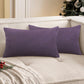 ok IN2xP4 P5 Set of 2 Solid Color Outdoor Waterproof Throw Pillow covers AND Inserts  Square 18"x18" or Rectangle 12"x20"