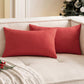ok IN2xP4 P5 Set of 2 Solid Color Outdoor Waterproof Throw Pillow covers AND Inserts  Square 18"x18" or Rectangle 12"x20"