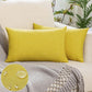 ok IN2xP4 P5 Set of 2 Solid Color Outdoor Waterproof Throw Pillow covers AND Inserts  Square 18"x18" or Rectangle 12"x20"