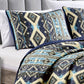 Closeout - 3 Piece Boho Style Print Bedspread Set King & Queen Size for Bedroom