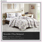 Reversible 3-Piece Geometric Aztec Quilted Bedspread Set with Pillow Shams