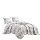 Reversible 3-Piece Geometric Aztec Quilted Bedspread Set with Pillow Shams