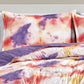 Reversible 3-Piece Watercolor Tie-Dye Bedspread Set - Quilted Coverlet with Pillow Shams