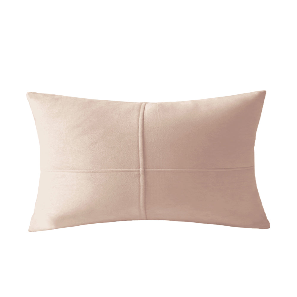 Cross Pattern Lumbar Support Throw Pillow (With or Without Inserts) size 12"x20" set of 2