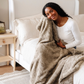 PATTERNED FAUX FUR XL THROW BLANKETS
