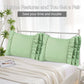 Closeout - Pack of 2 French Country Style Chic Ruffle Pillow Shams