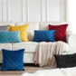 20''x20'' quilted velvet throw pillow  | 6 colors soft & stylish diamond stitch design | modern couch & bedroom accent | insert included