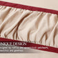 Closeout - 7 Piece Microfiber Ruffle and Patchwork Comforter Set