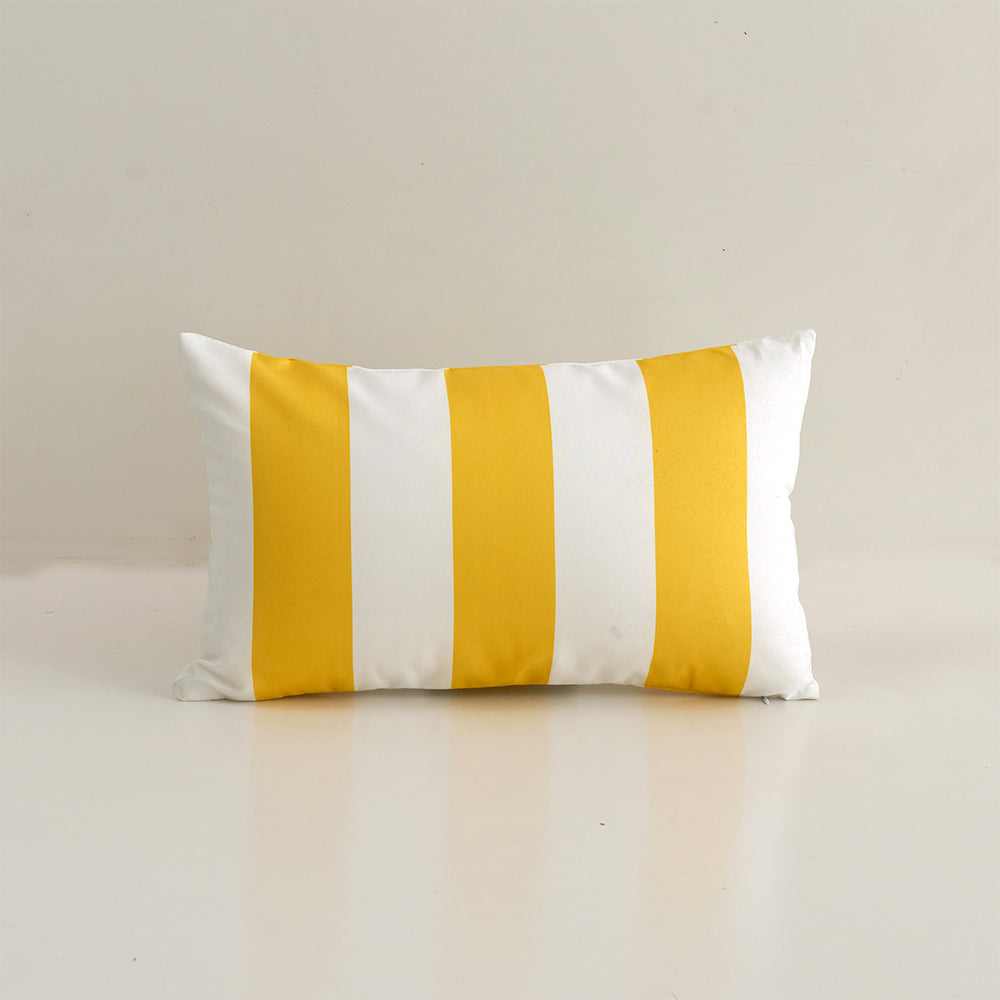 Stripes/Waving Outdoor Waterproof Pillow (With or Without Inserts)