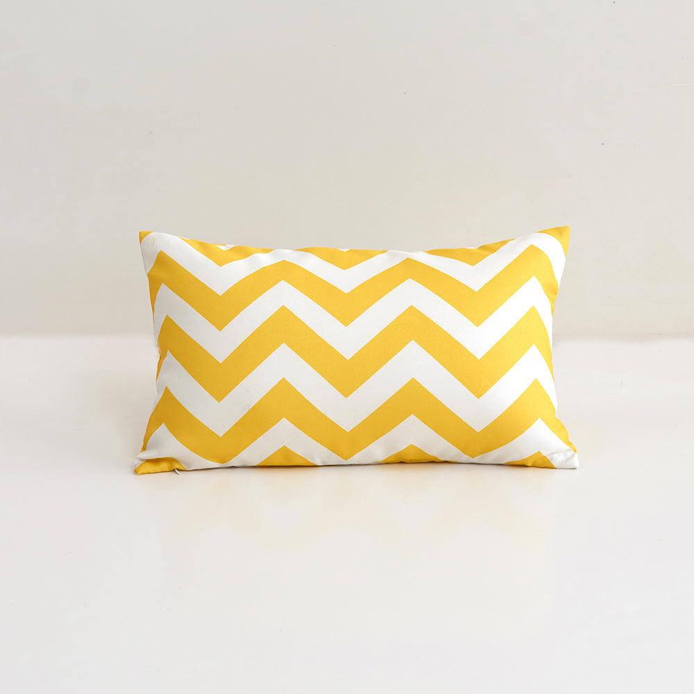 Stripes/Waving Outdoor Waterproof Pillow (With or Without Inserts)