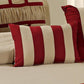 Closeout - 7 Piece Microfiber Ruffle and Patchwork Comforter Set