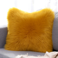 Luxury Faux Fur Throw Pillow | 6 Bold & Neutral Colors | Insert Included 3 sizes