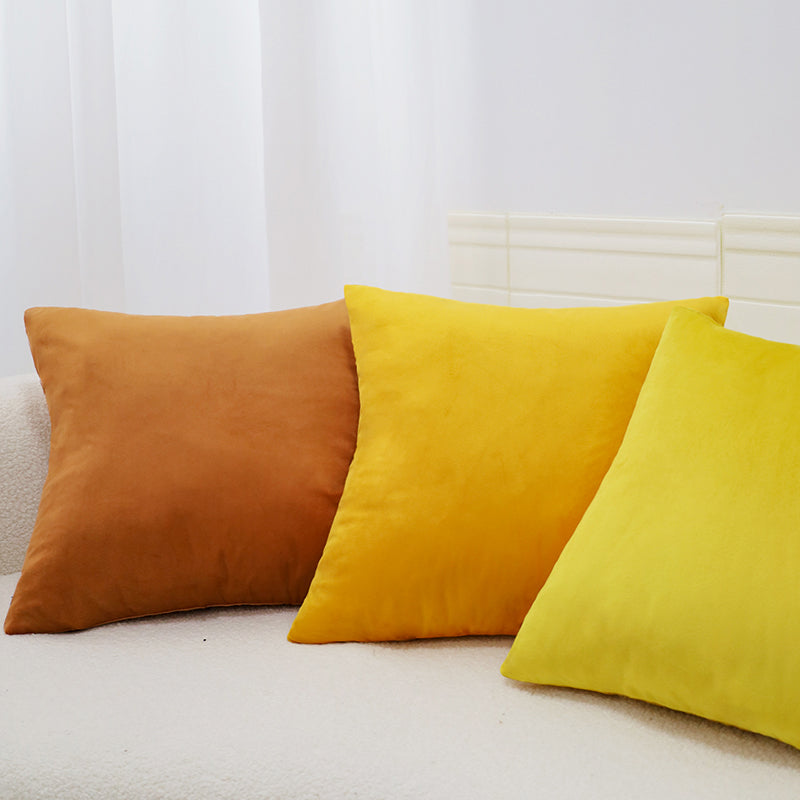 20"x20" luxury velvet throw pillow | 7 vibrant colors | 20"x20"x580g insert included