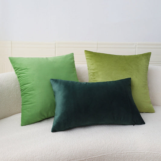 Well mixed color of greens set of 3 pillow covers with inserts great combinations