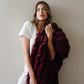 DOUBLE RUCHED FAUX FUR XL THROW BLANKETS