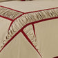 Closeout - 7 Piece Microfiber Ruffle and Patchwork Comforter Set