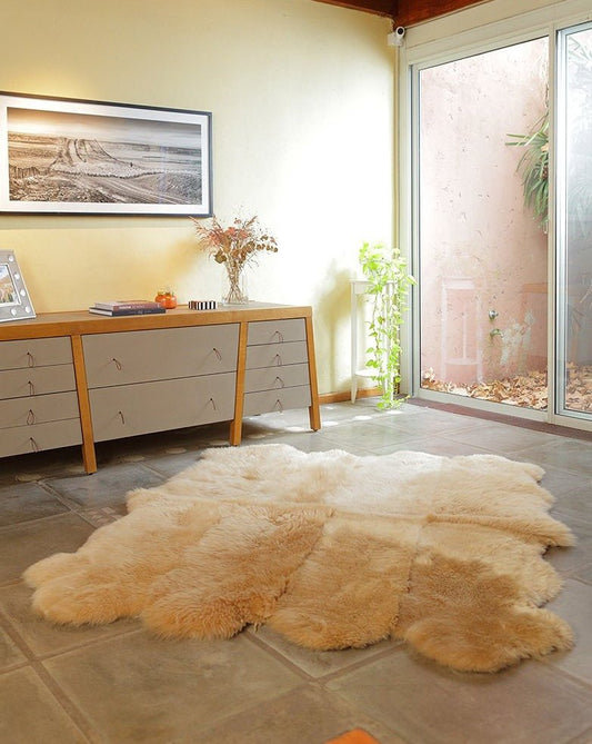 8-Pelt Irregular Area Rug