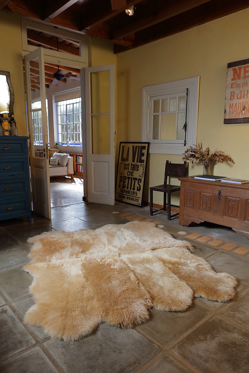 8-Pelt Irregular Area Rug