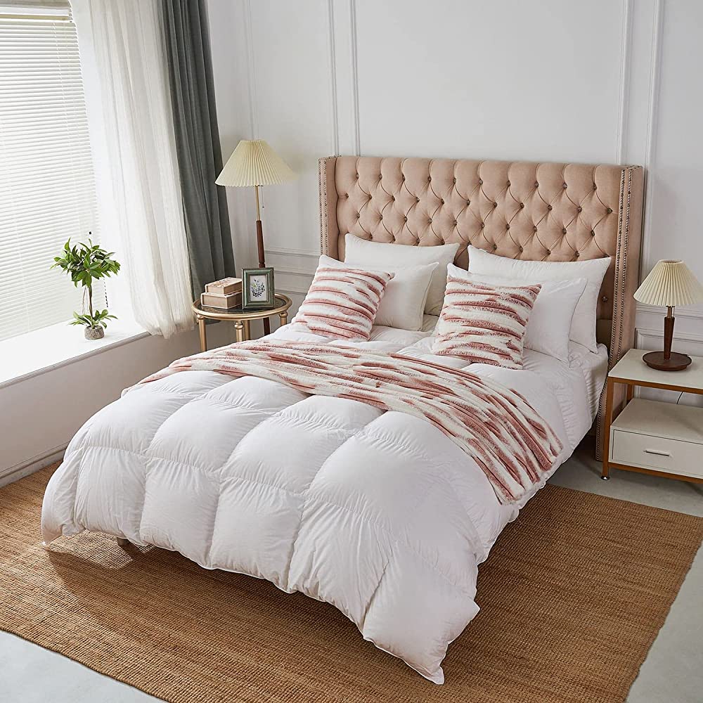 [IN2XZT181-4 Brown] Polyester Blend Throw Square Pillow Cover & Insert (Double Sides)